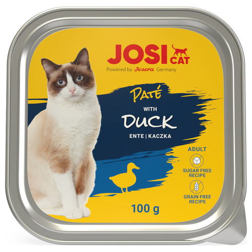 Josera JosiCat Paté Duck 100 g - 32 Stück Josera JosiCat Paté Duck 100 g - 32 Stück