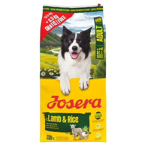 Josera Lamb & Rice 12,5 + 2,5 kg