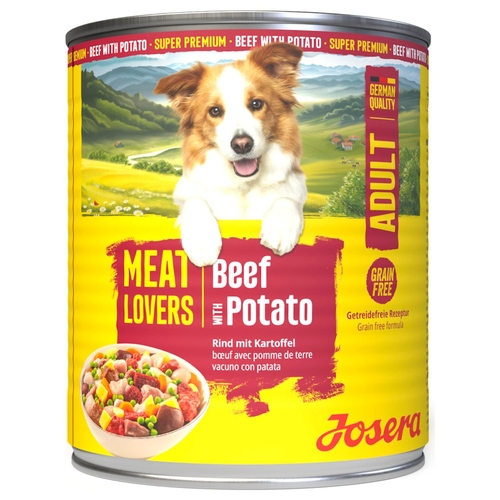 Josera Meat Lovers Adult Menu Beef & Potato 800 g - 6 Stück