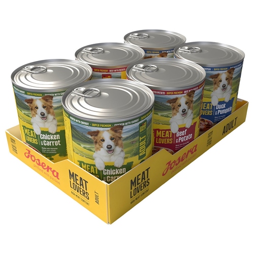 Josera Meat Lovers Adult Menu Multipack 6 x 800 g
