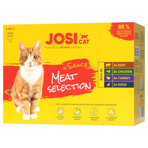 Josera Multipack Sauce Meat Selection 12 x 85 g - 4 Stück