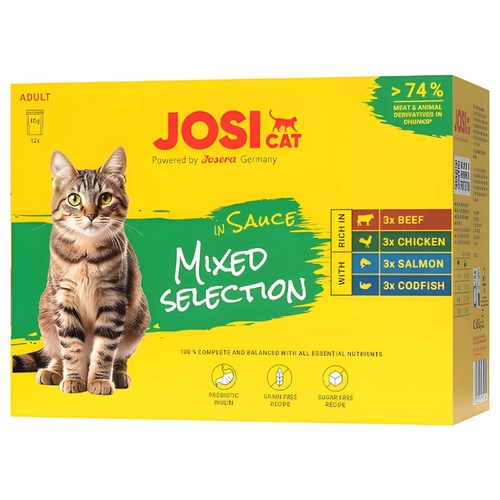 Josera Multipack Sauce Mixed Selection 12 x 85 g - 4 Stück