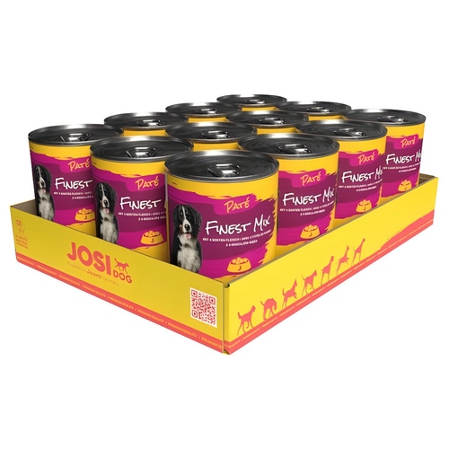 Josera JosiDog Paté Finest Mix 400 g - 12 Stück