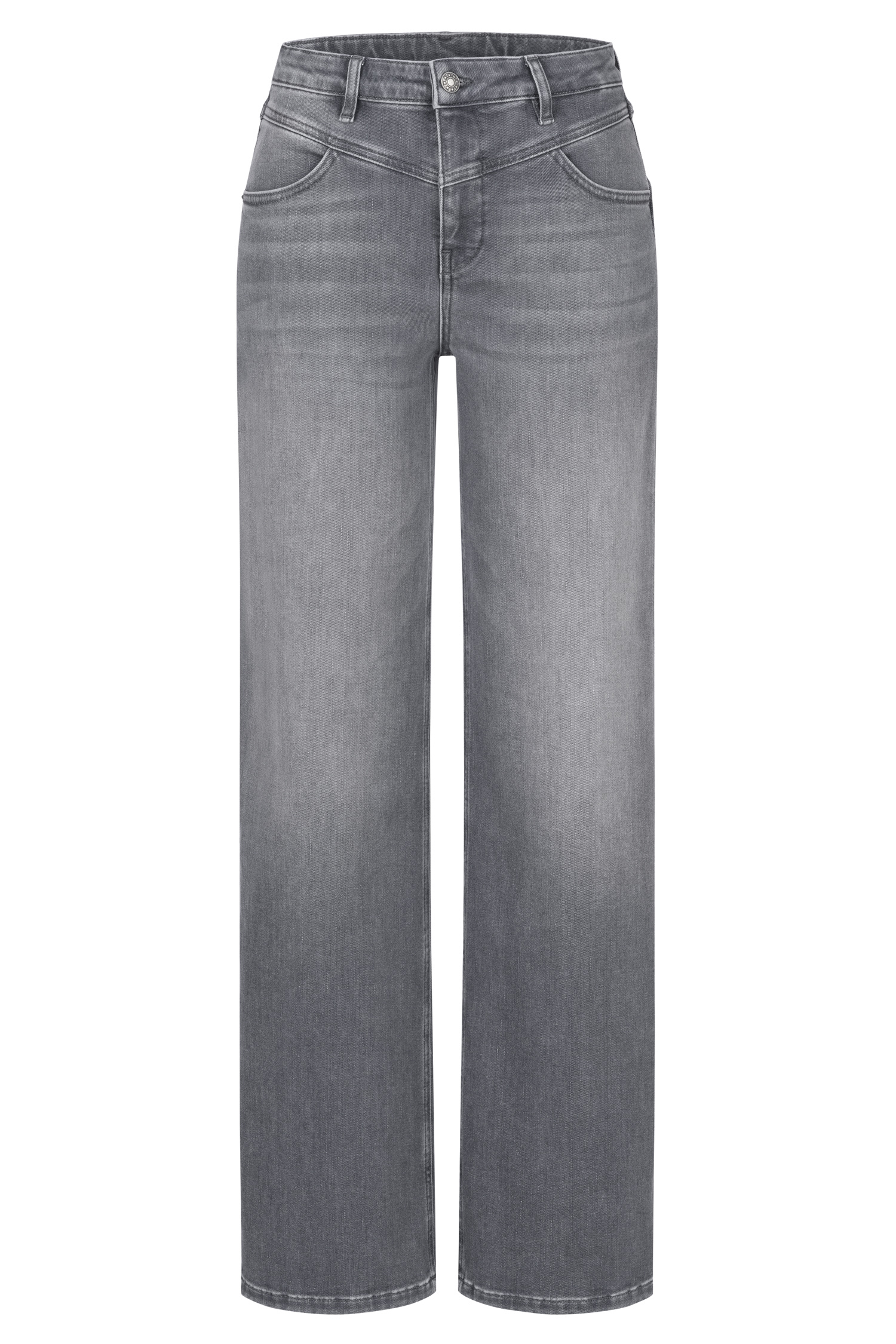 Judy yoke wide leg - be fit grey