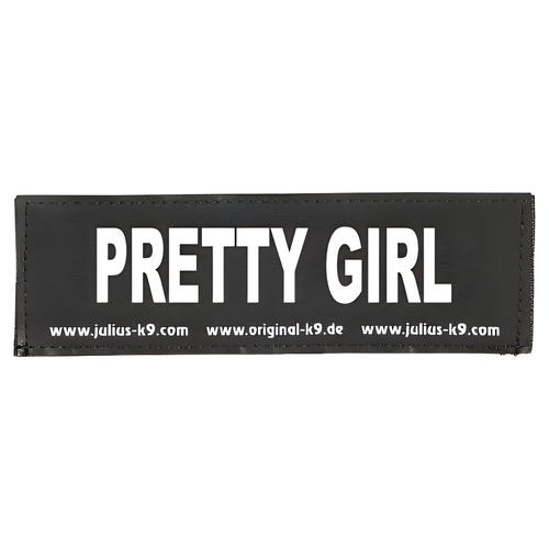 Julius-K9 2 Klettsticker "Pretty Girl", für Größe: Baby 2 / Mini-Mini / Mini / 0