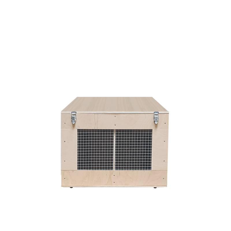 Kaninchen - Transportkiste Holz 2 Abteile - 50er Kaninchen - Transportkiste Holz 2 Abteile - 50er