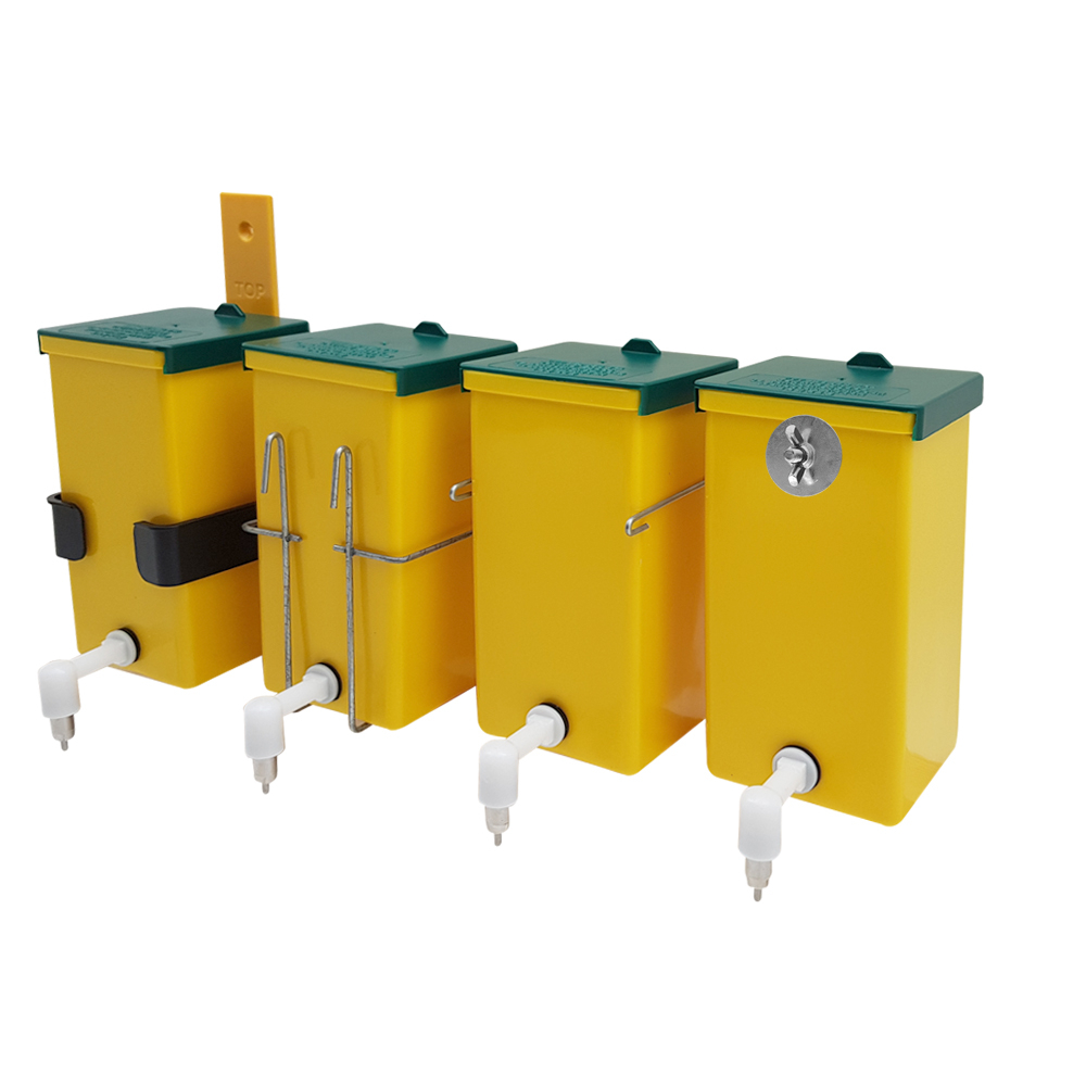 Kaninchen Trinkflasche / Nagertränke "Megaflasche" 1000 ml gelb