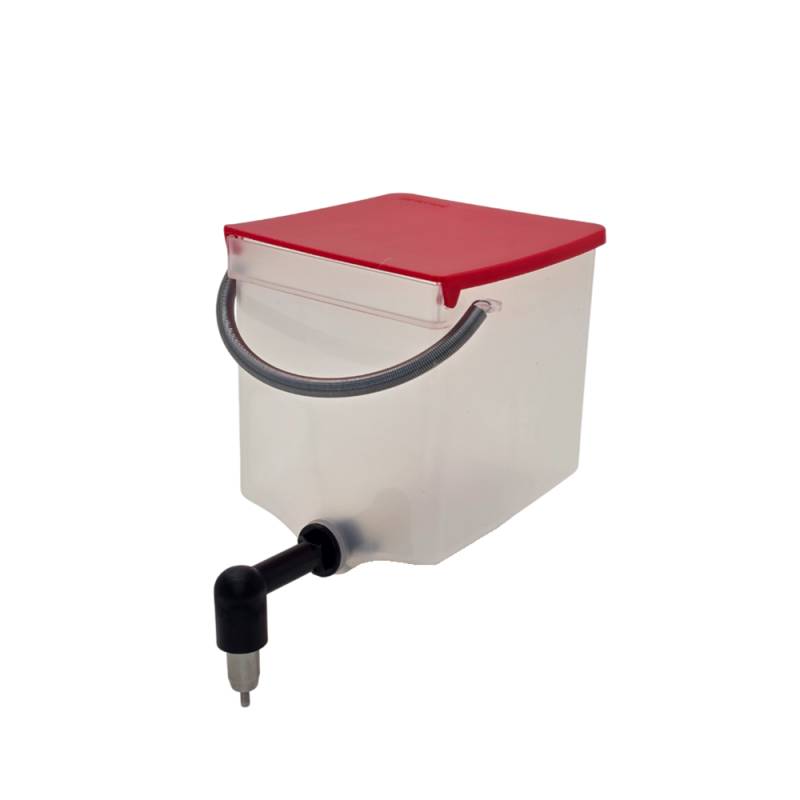 Kaninchen Trinkflasche / Nagertränke mit Klappdeckel 500 ml klar