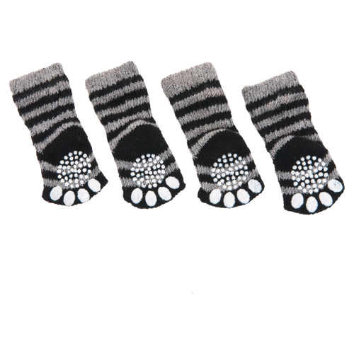Karlie Doggy Socks schwarz-grau, Größe: L