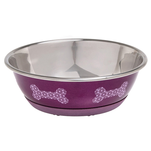 Karlie Edelstahlnapf Selecta Pink Bone pink, Fassungsvermögen: 500 ml Karlie Edelstahlnapf Selecta Pink Bone pink, Fassungsvermögen: 500 ml