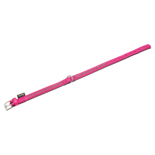 Karlie Halsband Kunstleder Plus Monte Carlo pink, Größe: XS