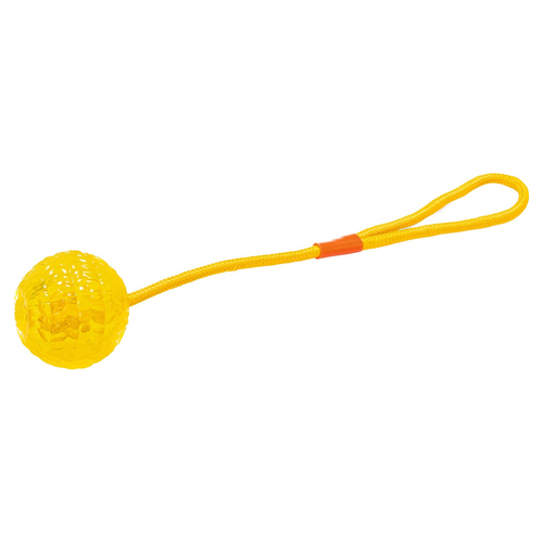 Karlie Hundespielzeug good4fun Ball mit Wurfseil