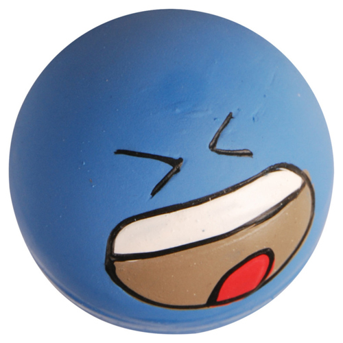 Karlie Katzenspielzeug Latex Snatchy Ball blau