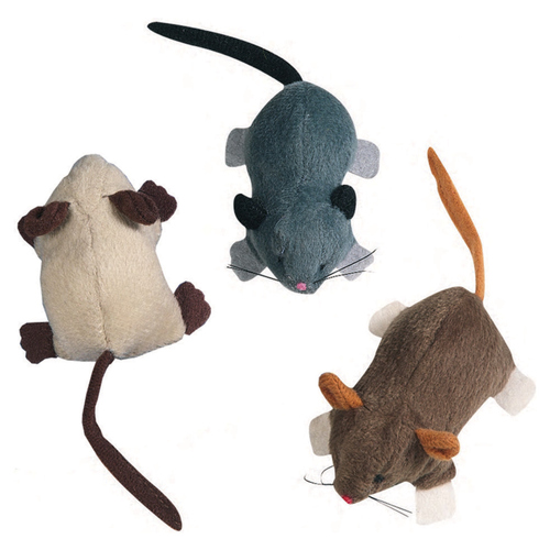 Karlie Plüschmaus kriechend mit Katzenminze Karlie Plüschmaus kriechend mit Katzenminze