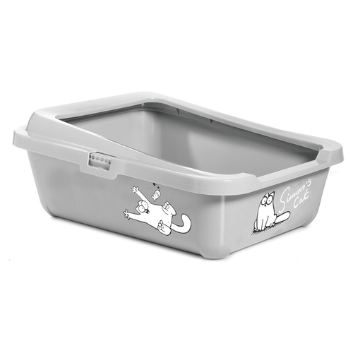 Karlie Simons Cat Katzentoilette mit Rand grau Karlie Simons Cat Katzentoilette mit Rand grau
