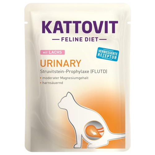 Kattovit Feine Diet Urinary mit Lachs 85 g - 24 Stück