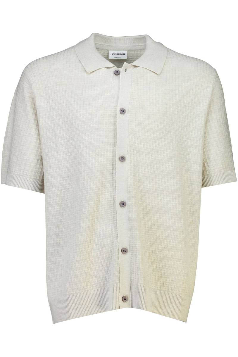 Knitted S/S polo cardigan