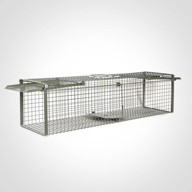 Kraptrap® Tierfalle Nutriafalle Kaninchenfalle Marderhunde 116cm Durchlauffalle