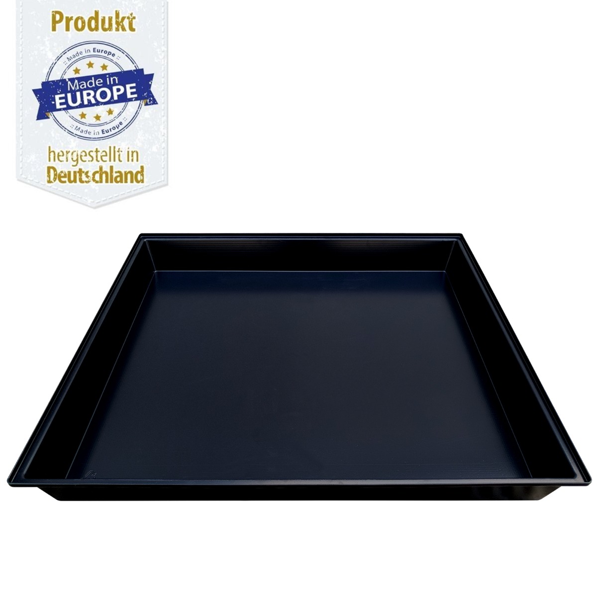 Kunststoff Wanne - Kotwanne - Kunststoff Schale - 100 x 120 cm - ca. 144 l - 3er Pack