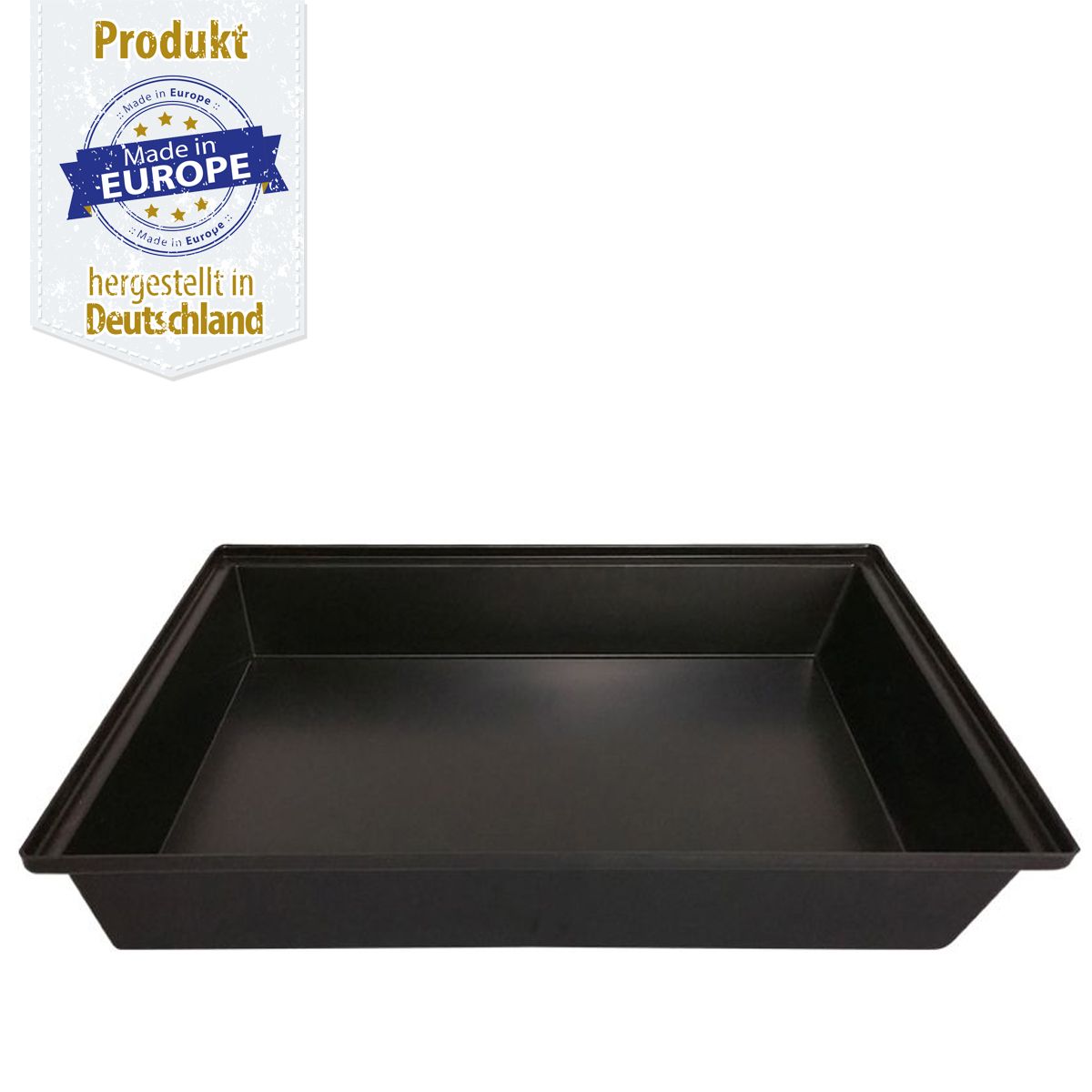 Kunststoff Wanne - Kotwanne - Kunststoff Schale - 80 x 90 cm -  ca. 72 l