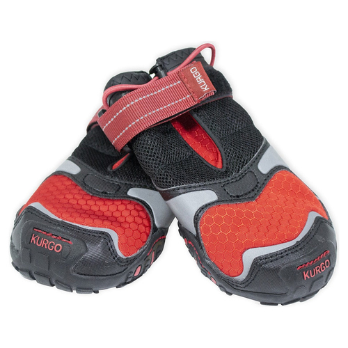 Kurgo Hundeschuhe Blaze Cross Shoe rot - 2er Pack, Größe: S