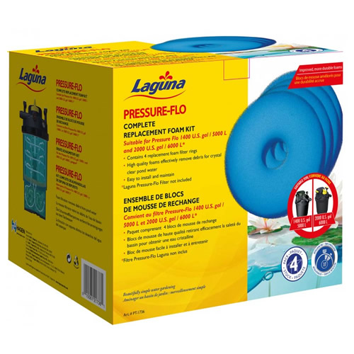 Laguna Schaumstoff Filter 4x für Pressure Flo 6000