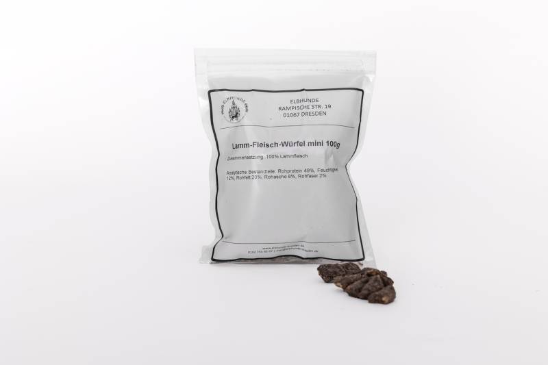 Lamm-Fleisch-Würfel Mini