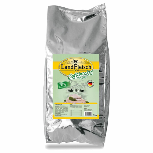 Landfleisch Softbrocken Adult mit Huhn 5 kg