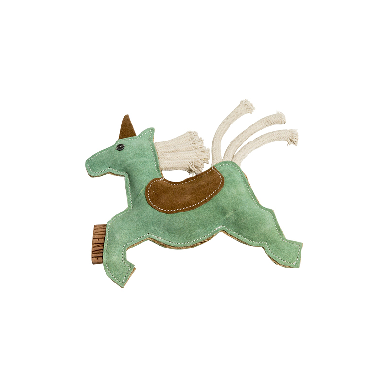 Lederspielzeug Einhorn