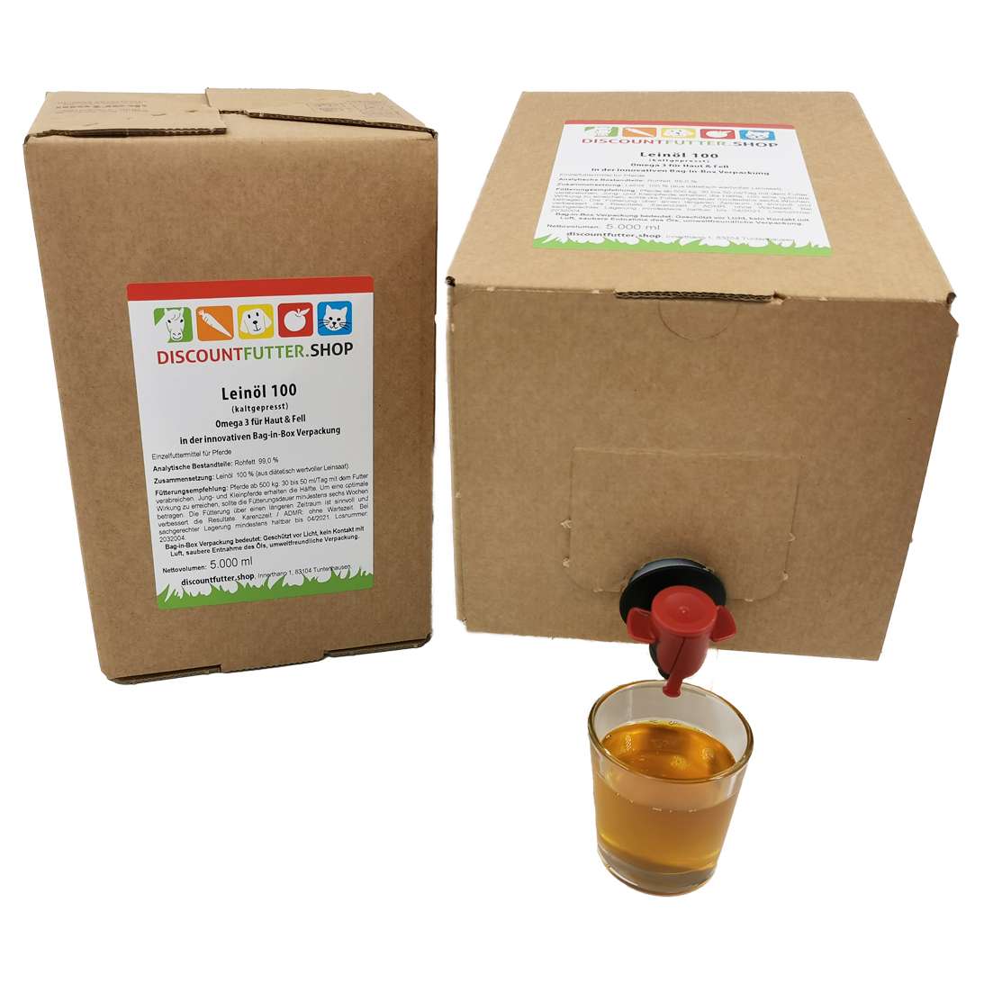 Leinöl 100 (BAG in BOX)