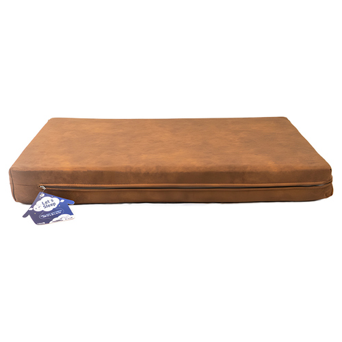 Lets Sleep Mellow Mattress Orthopädisches Hundebett cognac, Größe: XL
