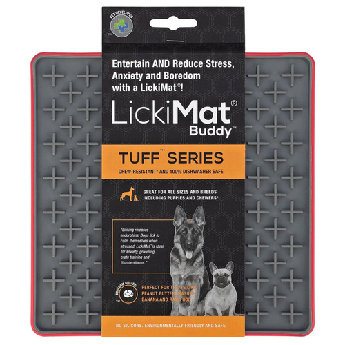 LickiMat Buddy Tuff red