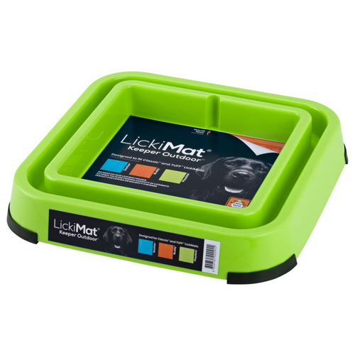 LickiMat Outdoor Keeper green