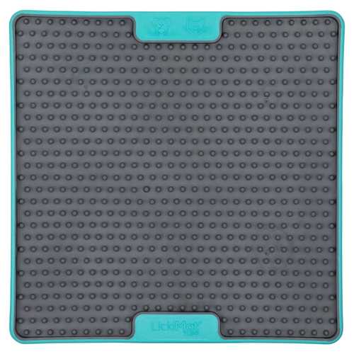LickiMat Soother Tuff Cat turquoise
