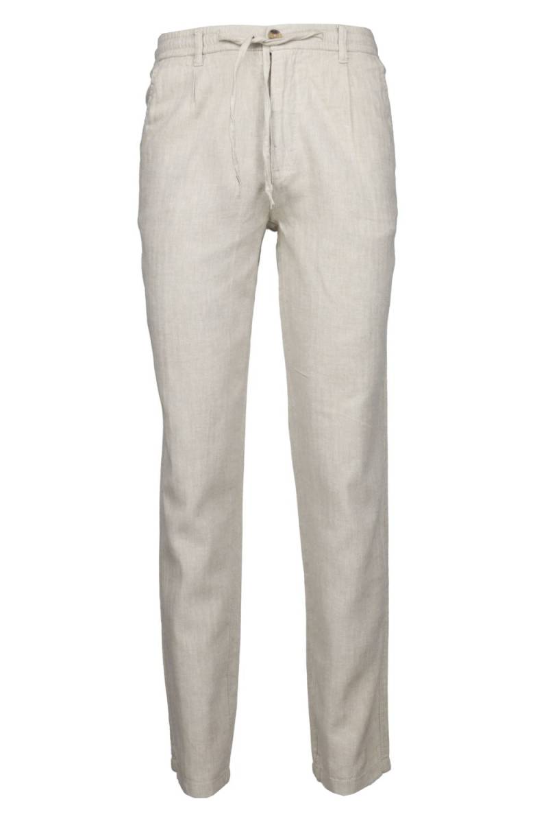 Linen blend herringbone pants