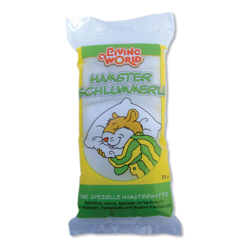 Living World Hamster-Schlummerli 25 g weiß