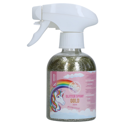 Lucky Horse Pferdespray Unicorn Glitzerspray gold 250 ml