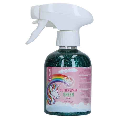 Lucky Horse Pferdespray Unicorn Glitzerspray grün 250 ml