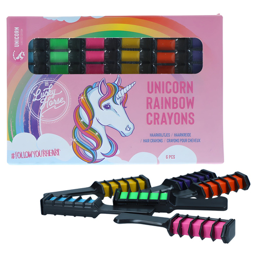 Lucky Horse Regenbogen-Einhorn-Kreide für Pferdemähne