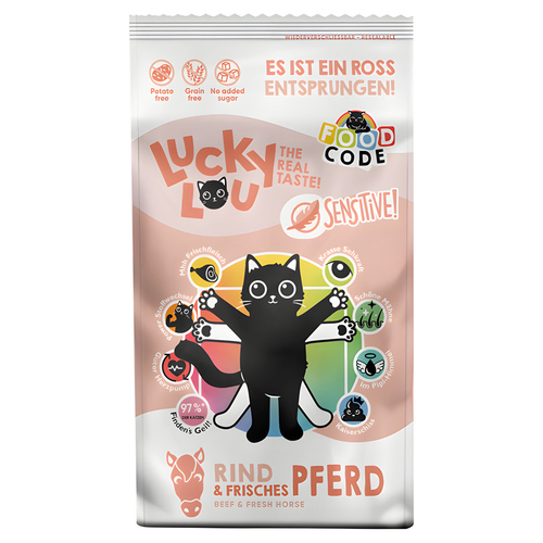 Lucky Lou Food Code Sens Rind & Pferd 340 g