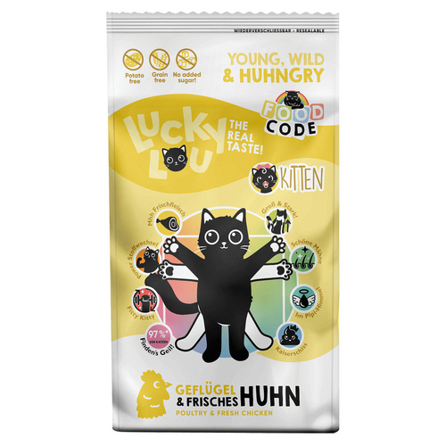 Lucky Lou Kitten Geflügel & frisches Huhn 340 g