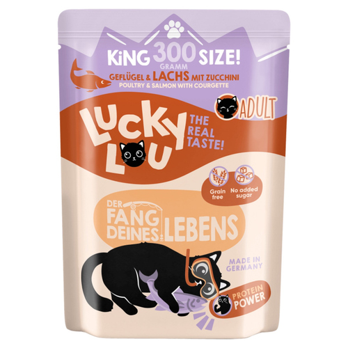 Lucky Lou Lifestage Adult Geflügel + Lachs 300 g