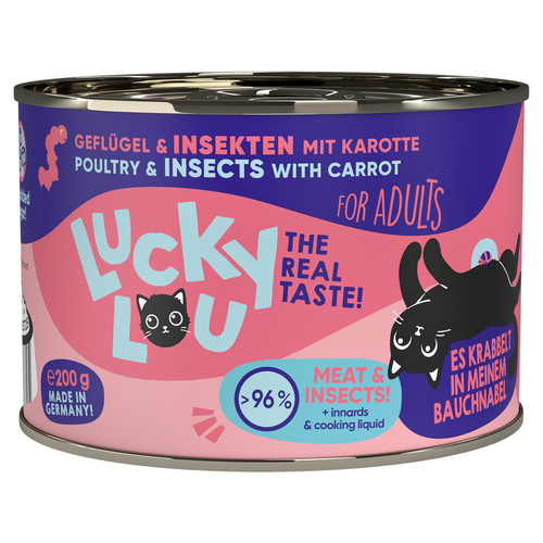 Lucky Lou Lifestage Adult Geflügel & Insekten 200 g Lucky Lou Lifestage Adult Geflügel & Insekten 200 g