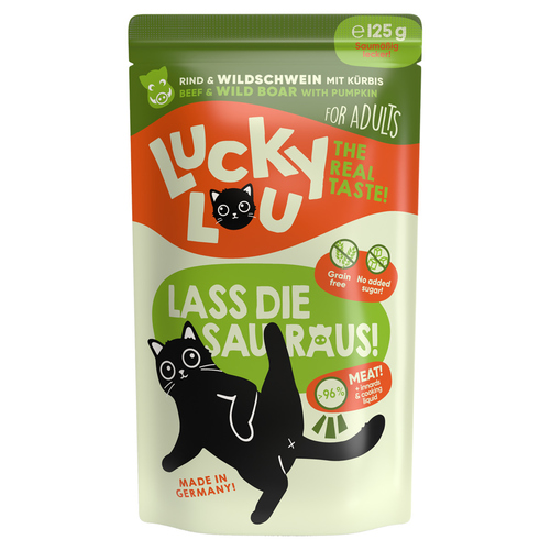 Lucky Lou Lifestage Adult Rind & Wildschwein 125 g