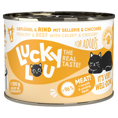 Lucky Lou Lifestage Sterilized Geflügel & Rind 200 g