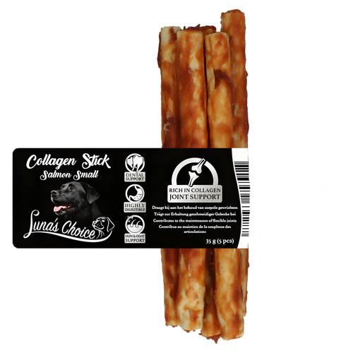 Lunas Choice Hundesnack Collagen Chews Stick Lachs, Größe: XL / Inhalt: 1 Stück Lunas Choice Hundesnack Collagen Chews Stick Lachs, Größe: XL / Inhalt: 1 Stück
