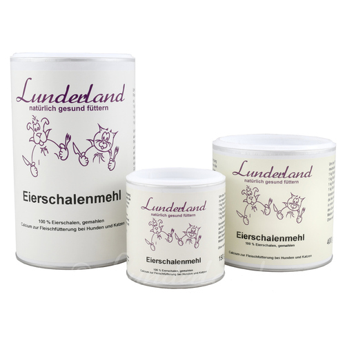 Lunderland Bio-Eierschalenmehl 800 g für Katzen