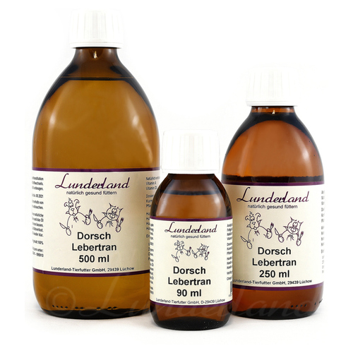 Lunderland Dorschlebertran 250 ml für Katzen