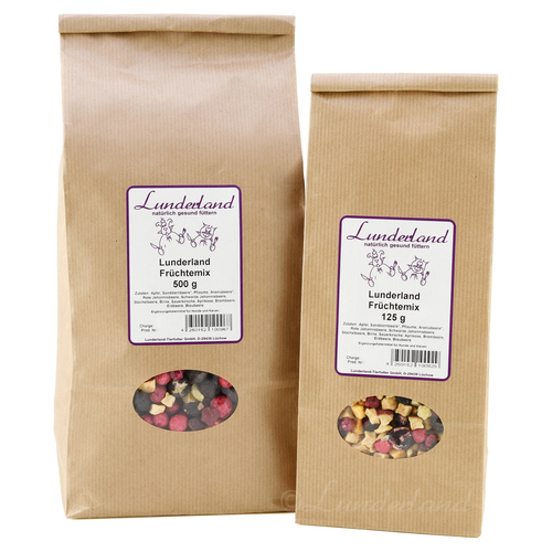Lunderland Früchtemix 125 g für Katzen