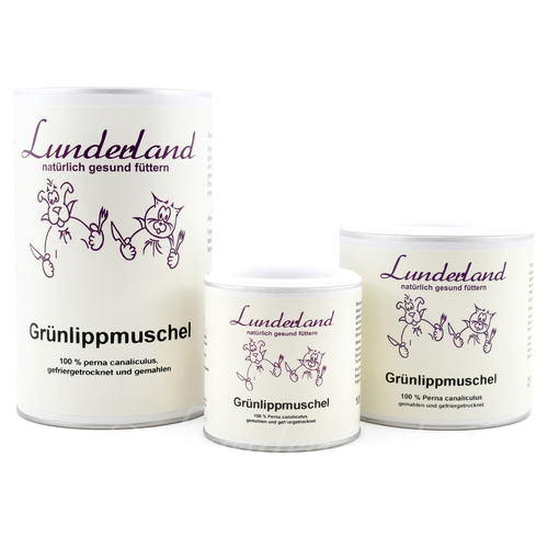 Lunderland Grünlippmuschel 500 g für Katzen